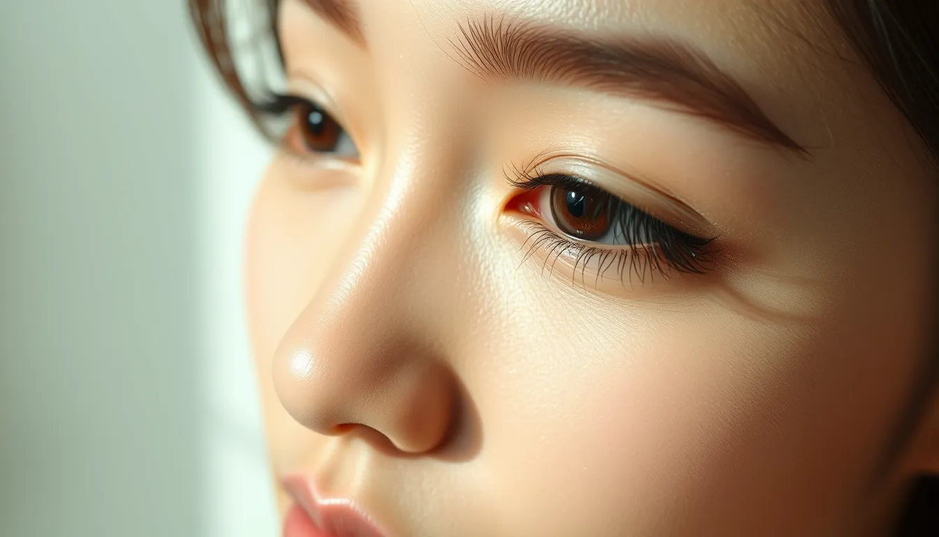 Natural eyelash enhancements on a Singaporean woman, hand-crafted lash-by-lash at Serenity Beaute Singapore