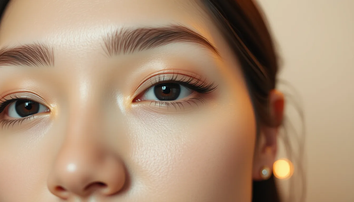 Natural LED eyelash extensions applied lash-by-lash at Serenity Beaute Singapore near Tanjong Pagar